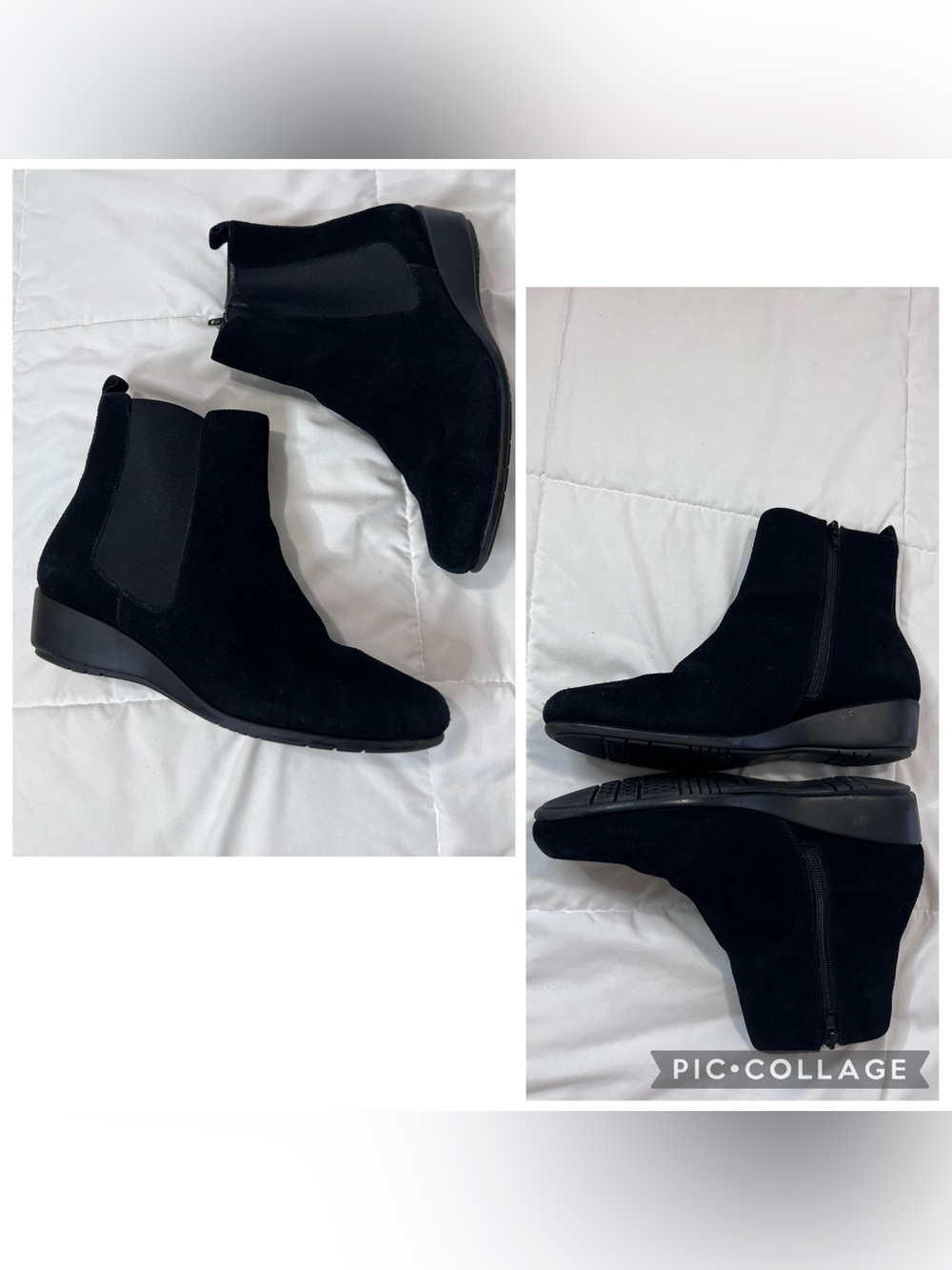 Aerosoles alisa suede ankle booties size 8